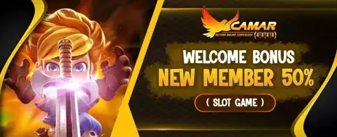 Bonus Sambutan Member Baru 100% promotion banner